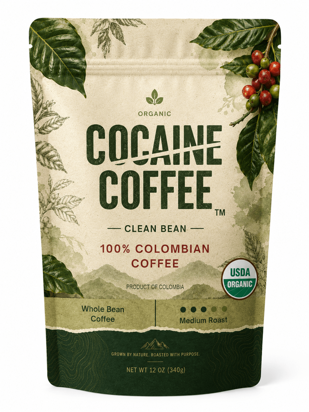 Organic Clean Bean Trio - Cocaine Coffee