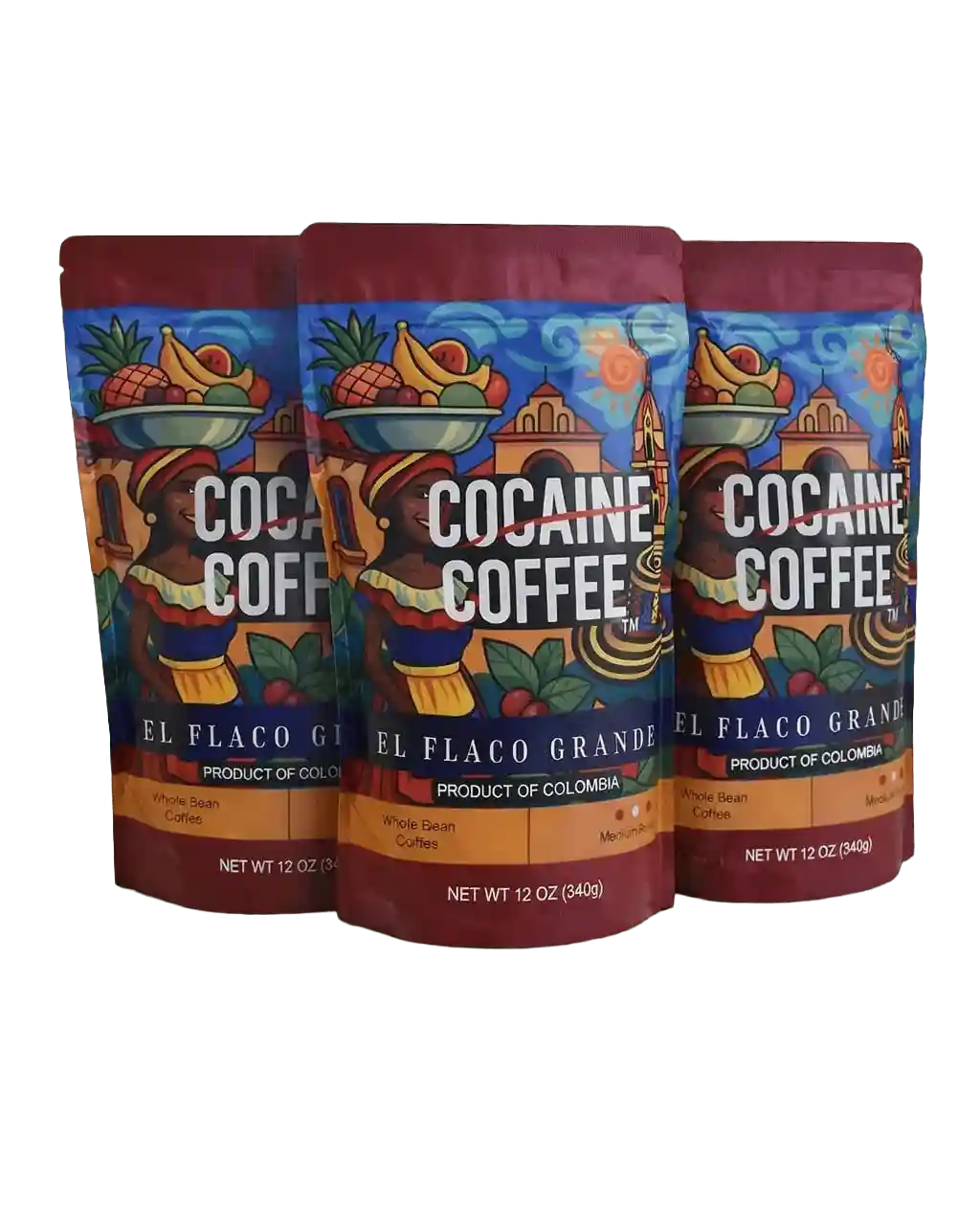 El Flaco Grande WB Medium Bundle (3-Pack) - Cocaine Coffee