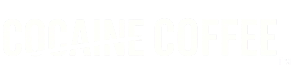 Cocaine Coffee — Colombian specialty coffee brand wordmark logo