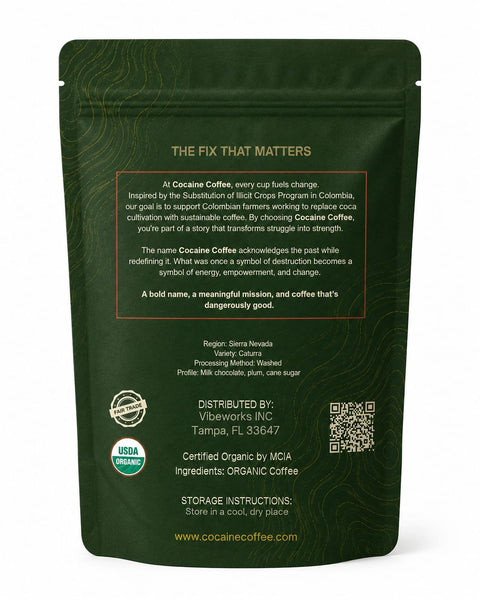 Organic Clean Bean - Cocaine Coffee