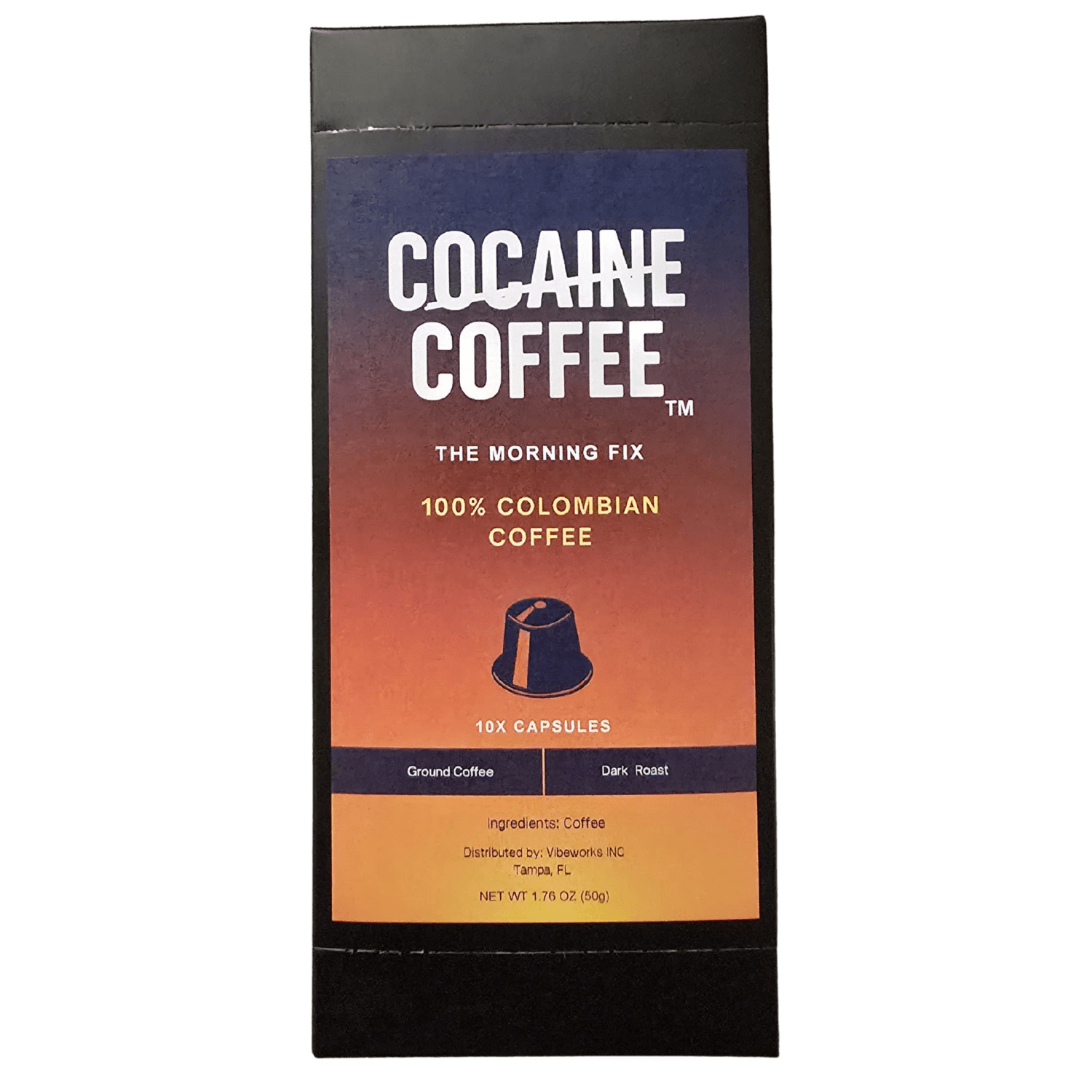 10 Pack Capsules Morning Fix Dark Roast (Nespresso Compatible) - Cocaine Coffee