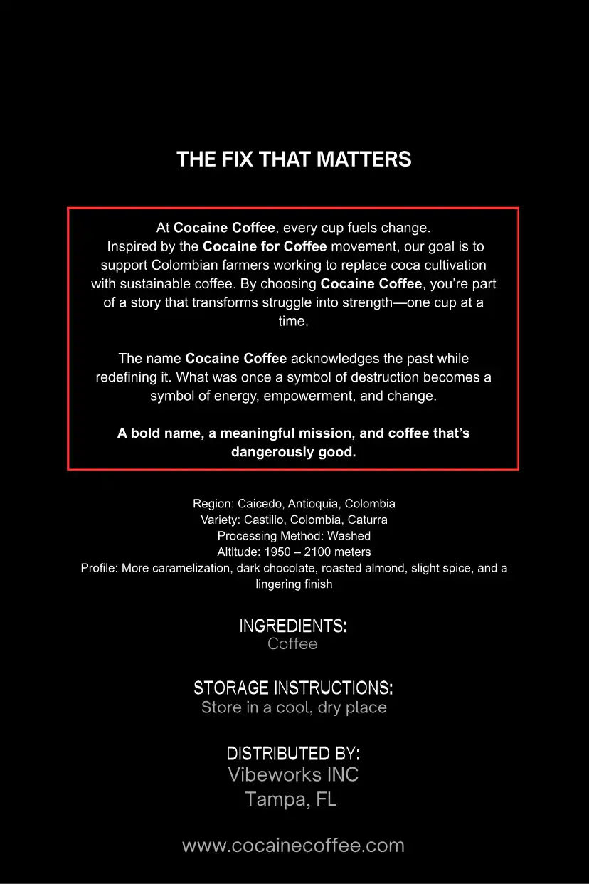 The O.G. - Medium Roast (Whole Bean) - Cocaine Coffee