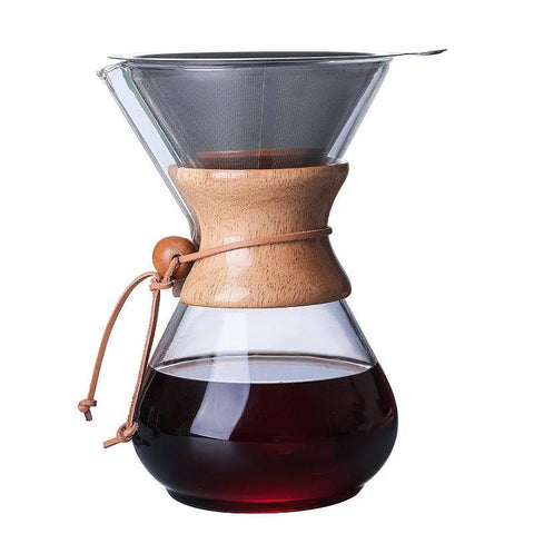 Glass Filter-Free Drip Coffee Maker | No Paper Filters, Pure Coffee Taste - Cocaine Coffee
