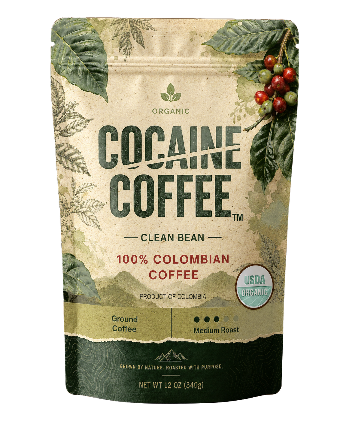 Organic Clean Bean - Cocaine Coffee