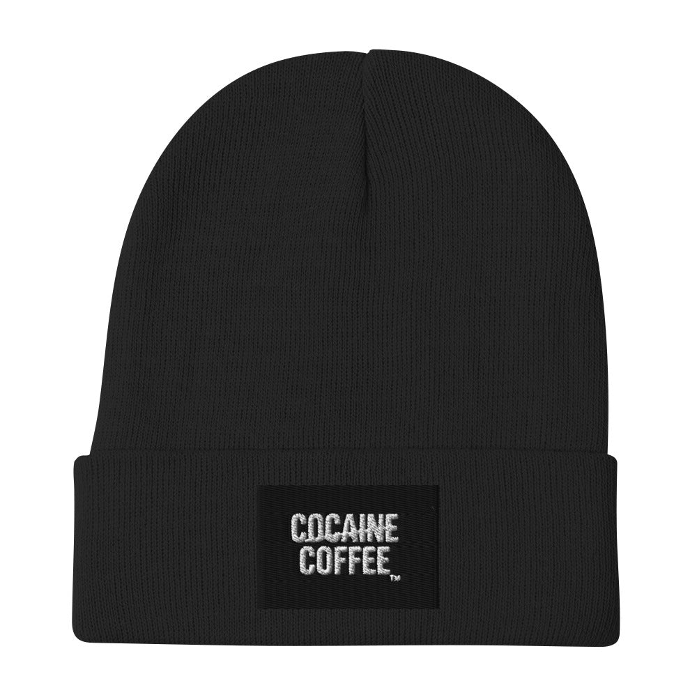 CC Embroidered Beanie - Cocaine Coffee