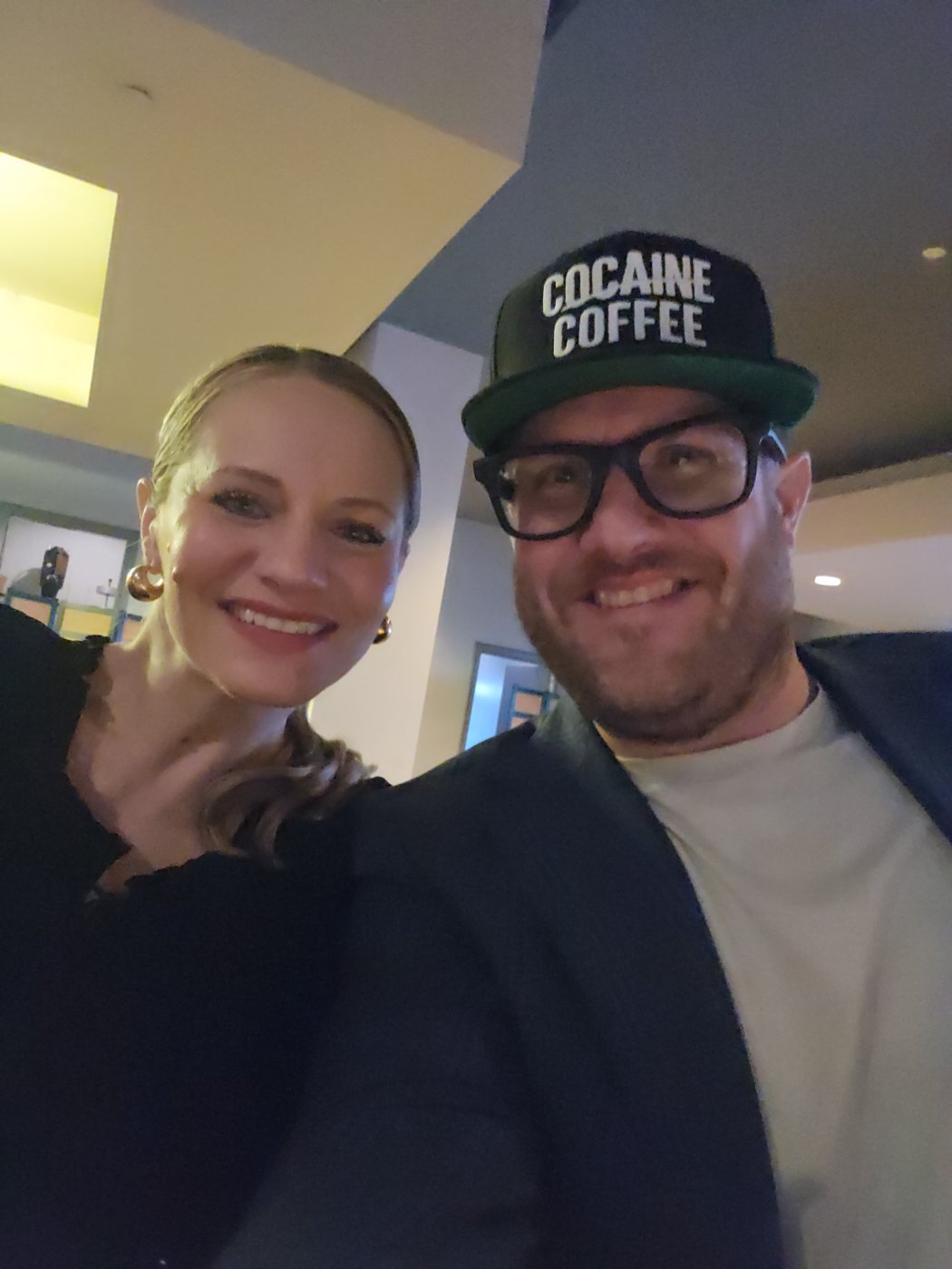 Ryan and Yulia in Cocaine Coffee caps
